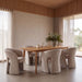 Fabric Dining Chair - Pale Beige - image 2