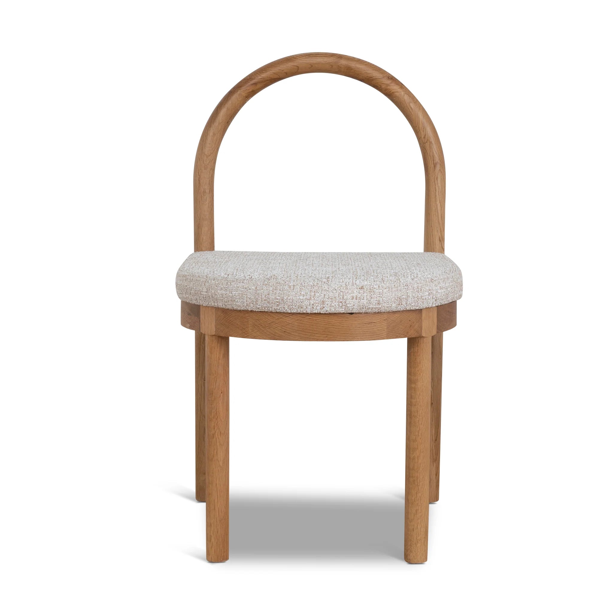 Showcasing Cidaria Natural Dining Chair - Pale Beige (Set of 2) DC10421-LJx2 Dining Chair by Calibre Furniturs