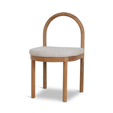 Showcasing Cidaria Natural Dining Chair - Pale Beige (Set of 2) DC10421-LJx2 Dining Chair by Calibre Furniturs