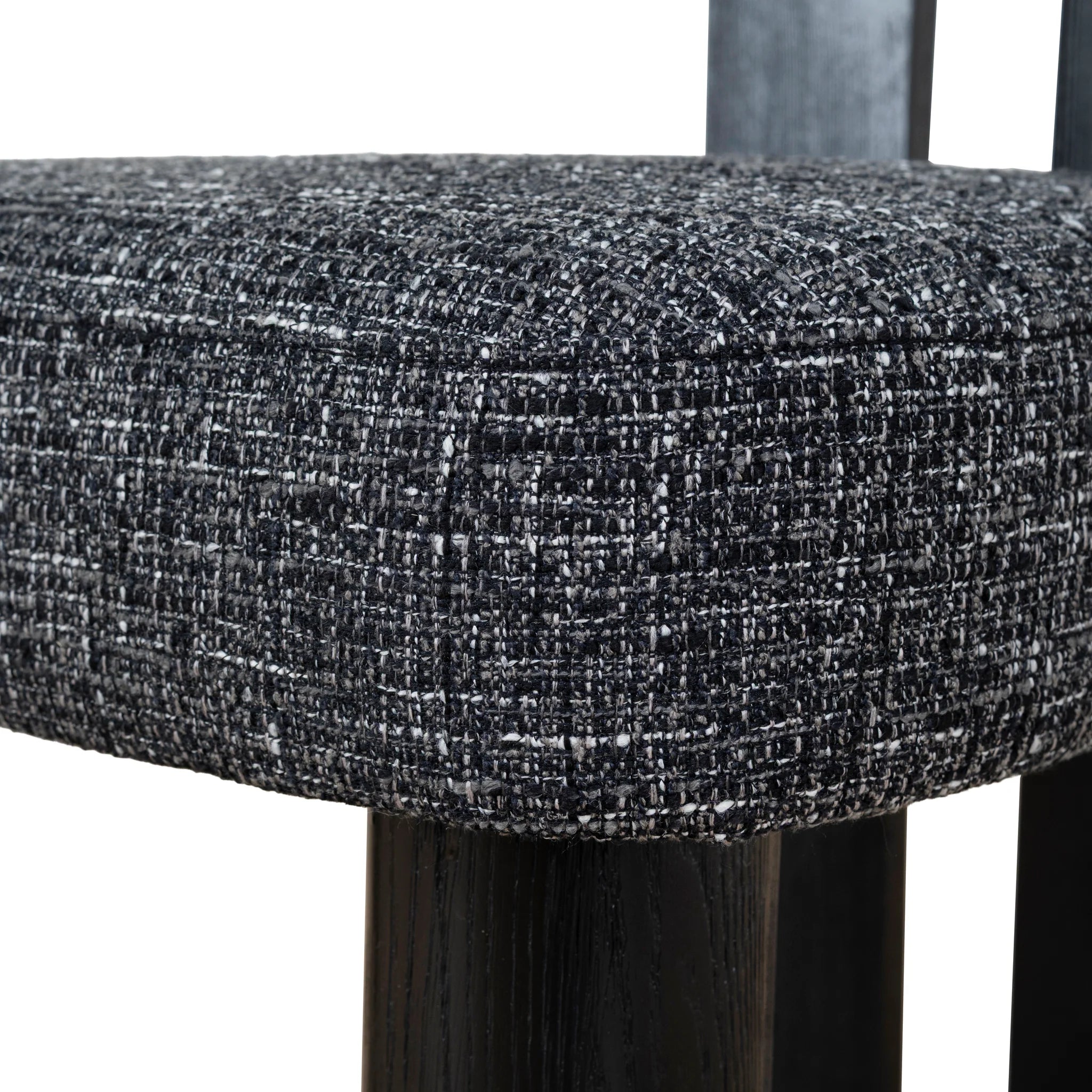 Tinalora Black Dining Chair - Field Charcoal (Set of 2)