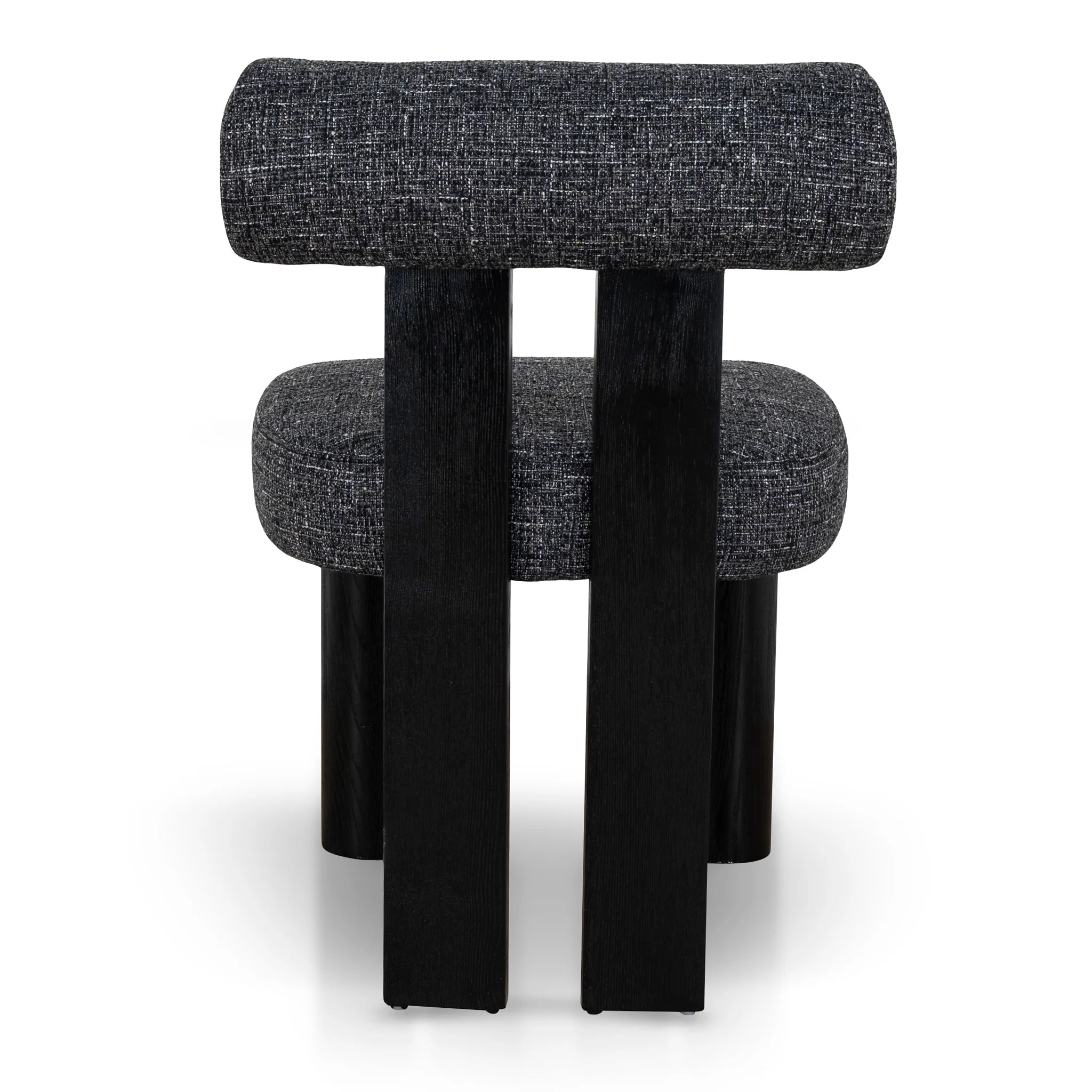 Tinalora Black Dining Chair - Field Charcoal (Set of 2)