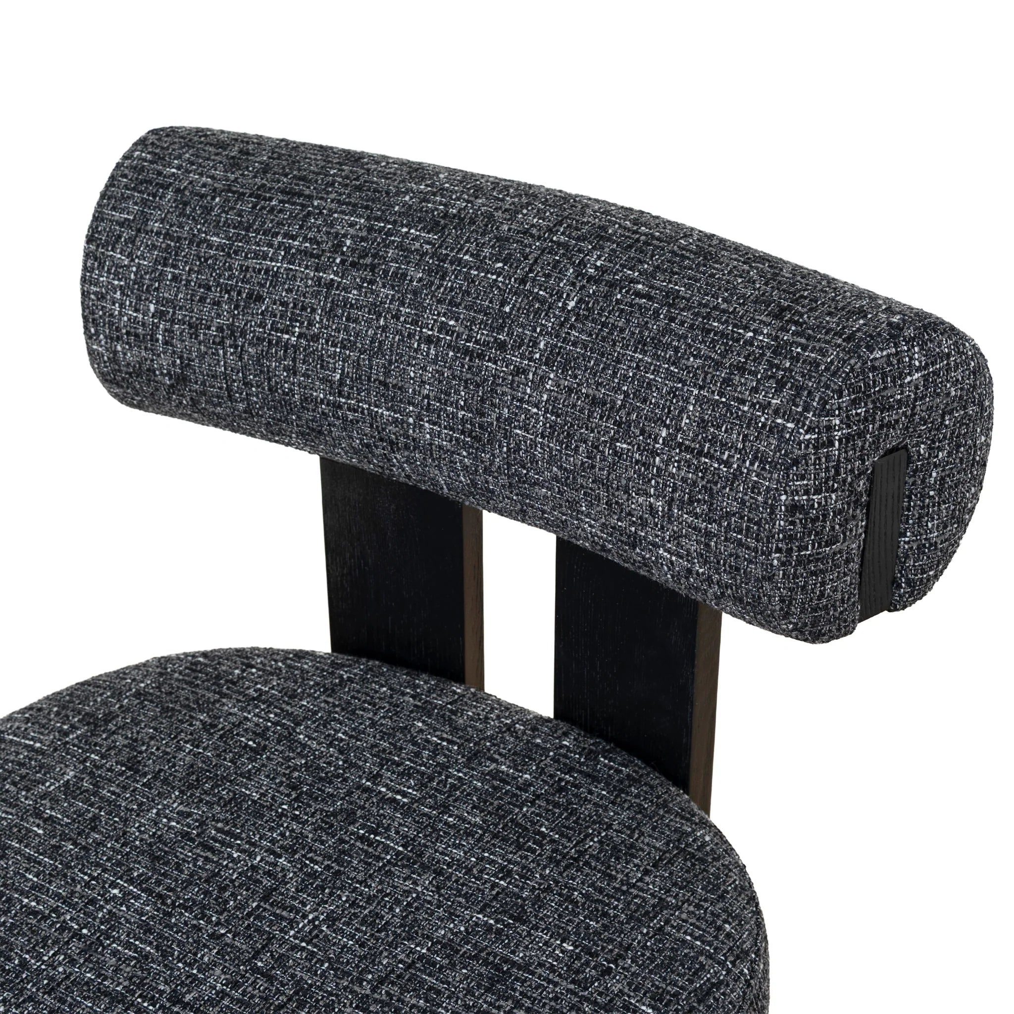 Tinalora Black Dining Chair - Field Charcoal (Set of 2)