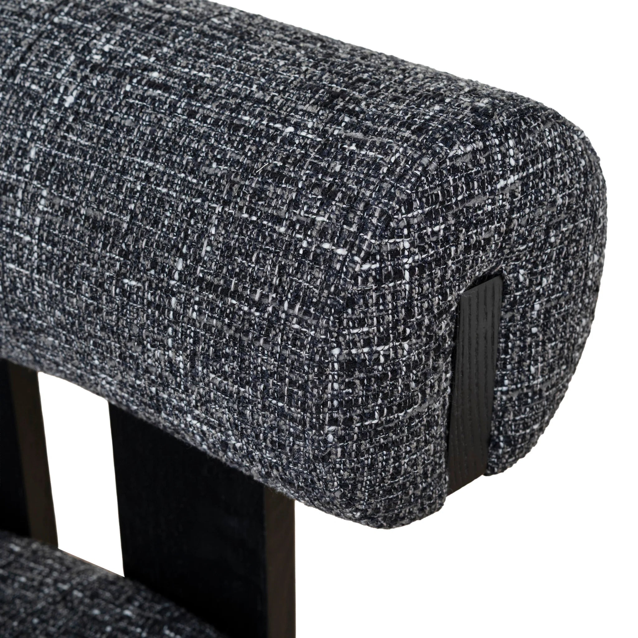 Tinalora Black Dining Chair - Field Charcoal (Set of 2)