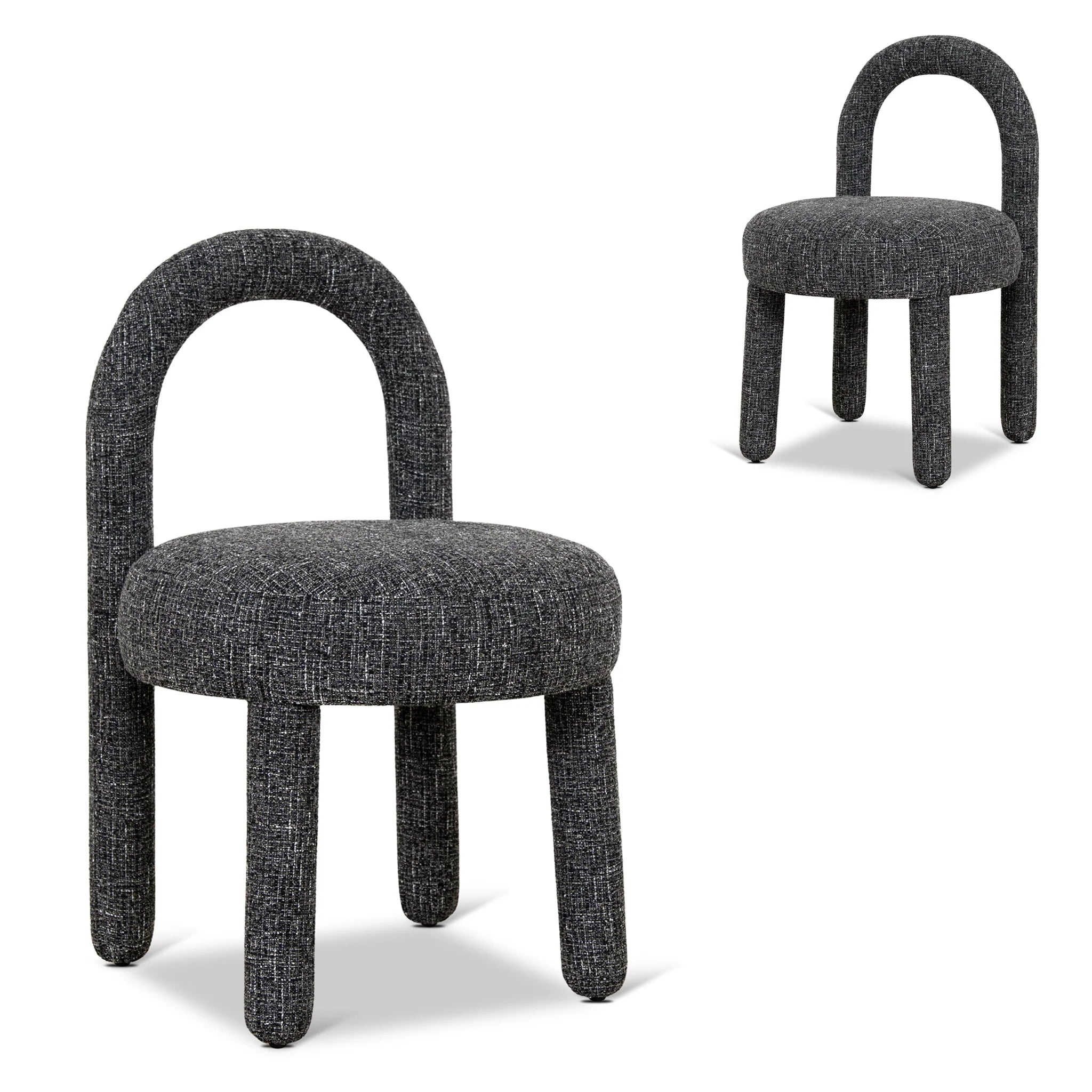 Showcasing Temisora Dining Chair - Field Charcoal (Set of 2) DC10494-MYx2 Dining Chair by Calibre Furniturs
