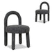 Showcasing Temisora Dining Chair - Field Charcoal (Set of 2) DC10494-MYx2 Dining Chair by Calibre Furniturs