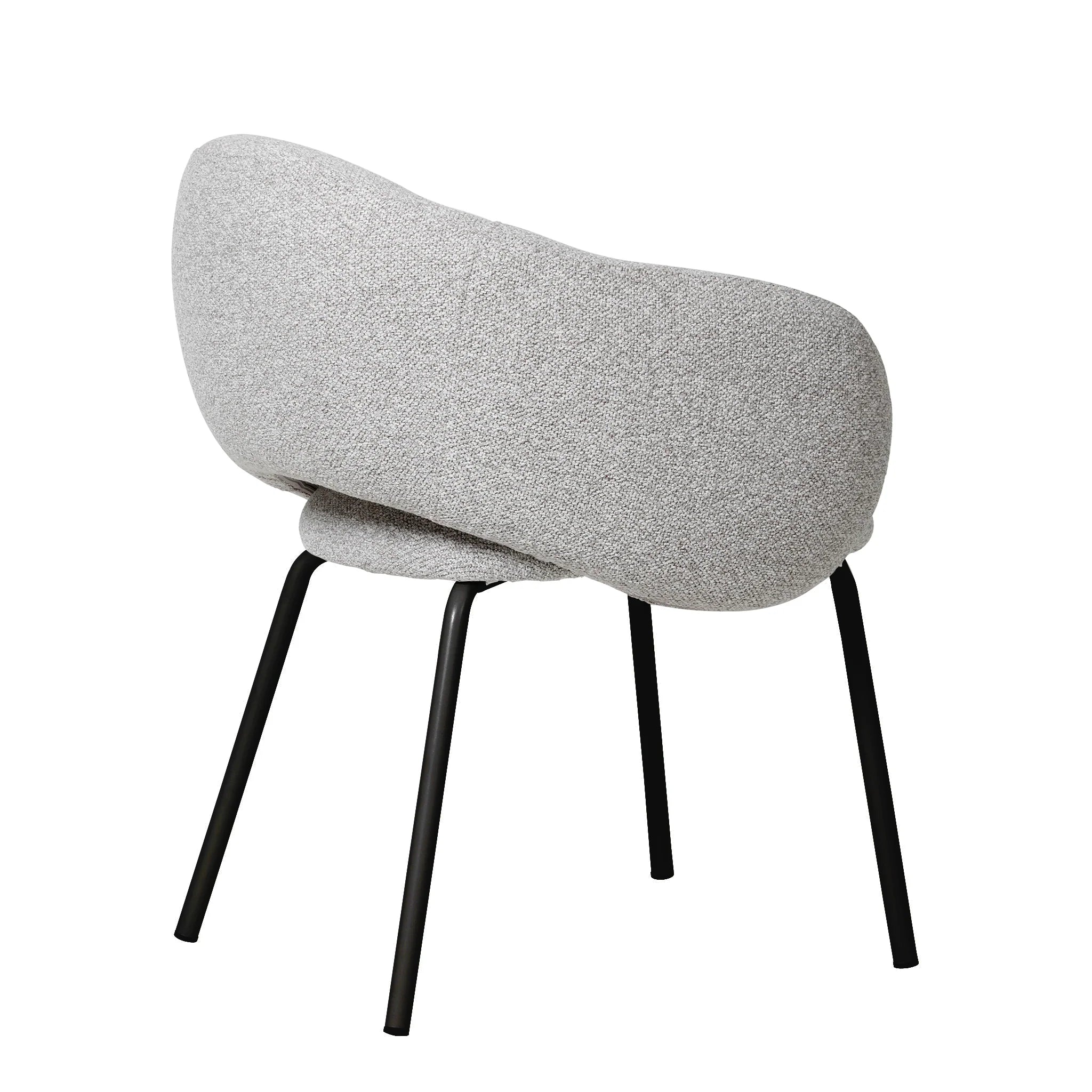 Lurelora Black Dining Chair - Clay Grey (Set of 2)