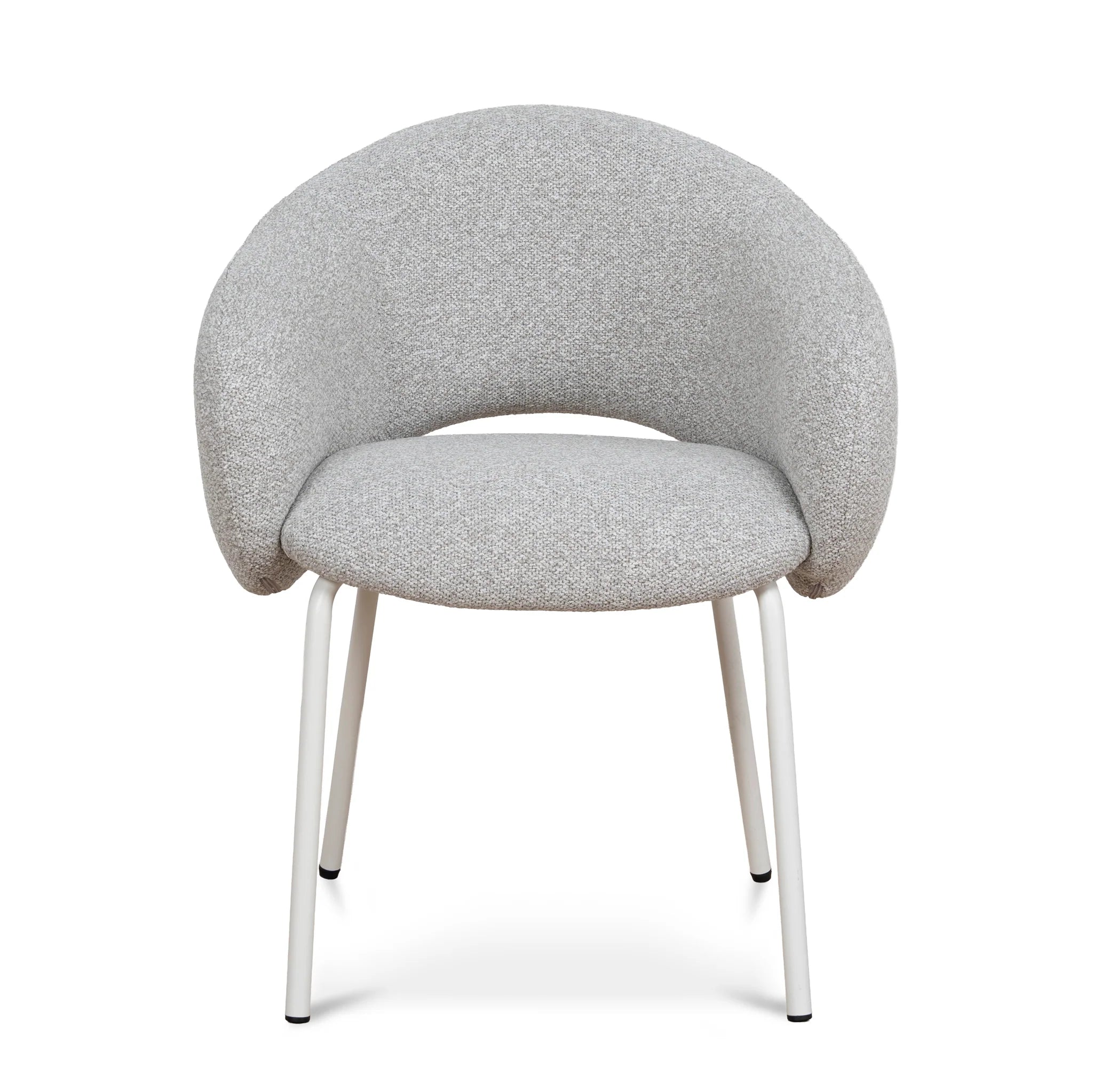 Showcasing Caresa White Dining Chair - Clay Grey (Set of 2) DC10537-FHx2 Dining Chair by Calibre Furniturs
