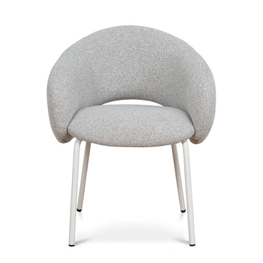 Showcasing Caresa White Dining Chair - Clay Grey (Set of 2) DC10537-FHx2 Dining Chair by Calibre Furniturs