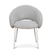Showcasing Caresa White Dining Chair - Clay Grey (Set of 2) DC10537-FHx2 Dining Chair by Calibre Furniturs