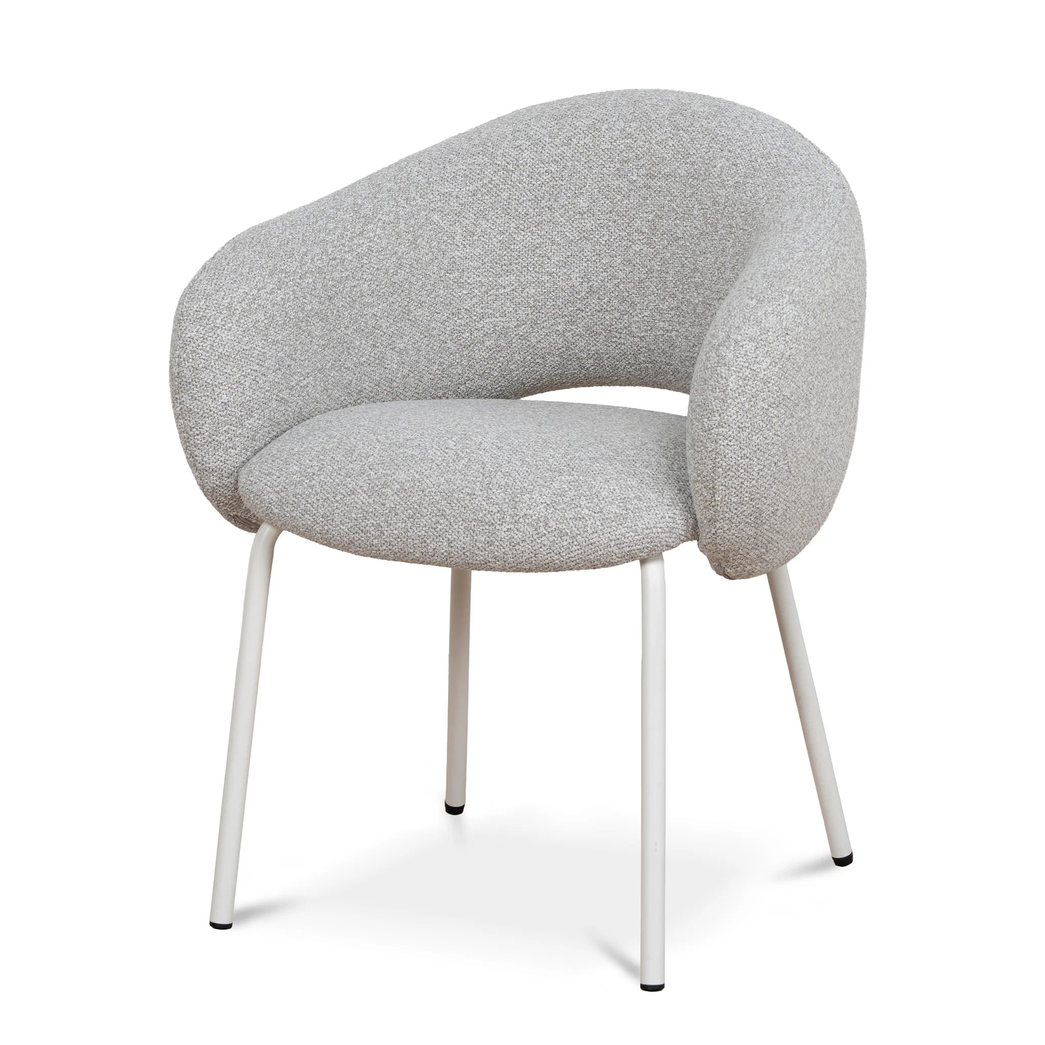 Showcasing Caresa White Dining Chair - Clay Grey (Set of 2) DC10537-FHx2 Dining Chair by Calibre Furniturs