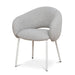 Showcasing Caresa White Dining Chair - Clay Grey (Set of 2) DC10537-FHx2 Dining Chair by Calibre Furniturs