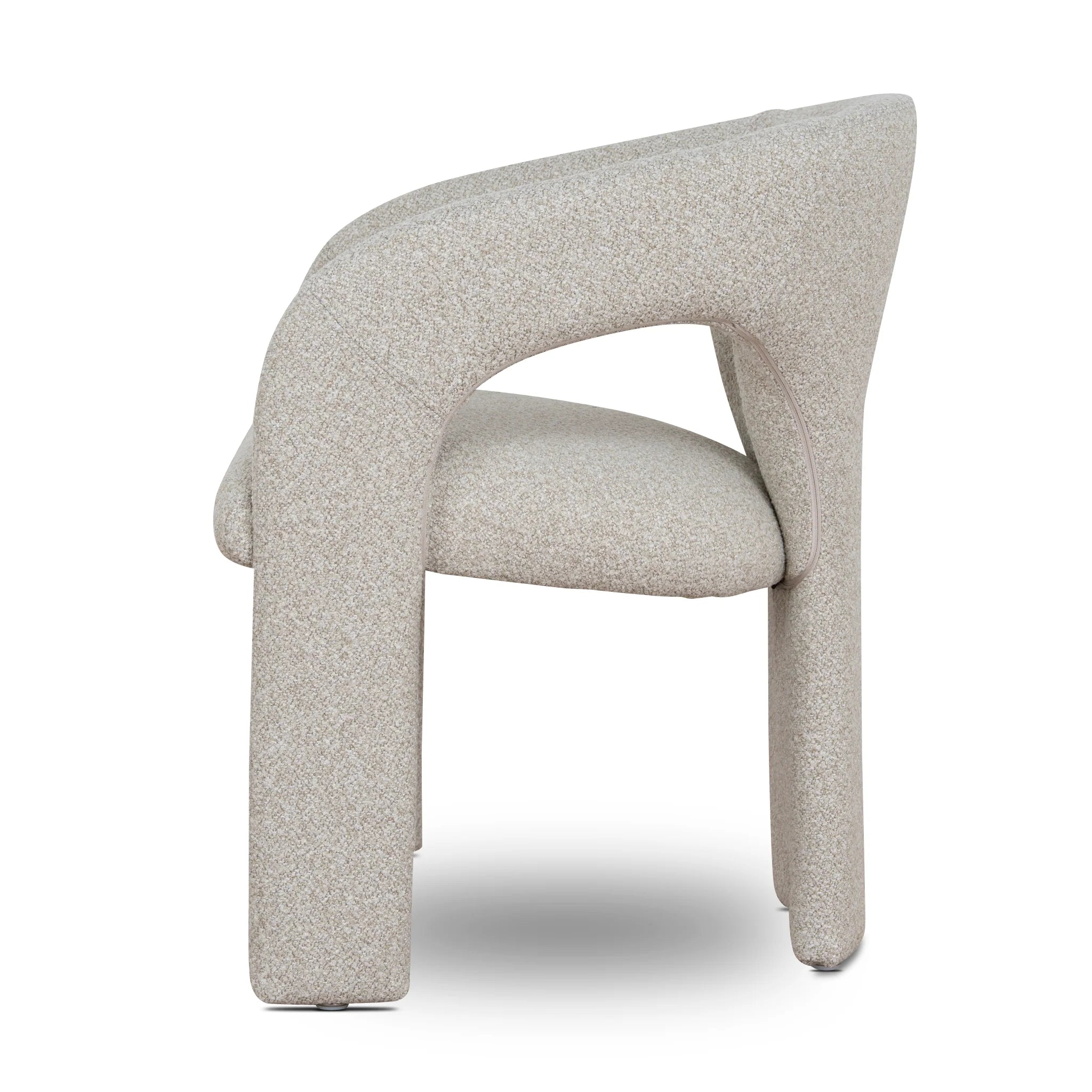 Showcasing Catovera Dining Chair - Oatmeal Beige DC10548-CI Dining Chair by Calibre Furniturs