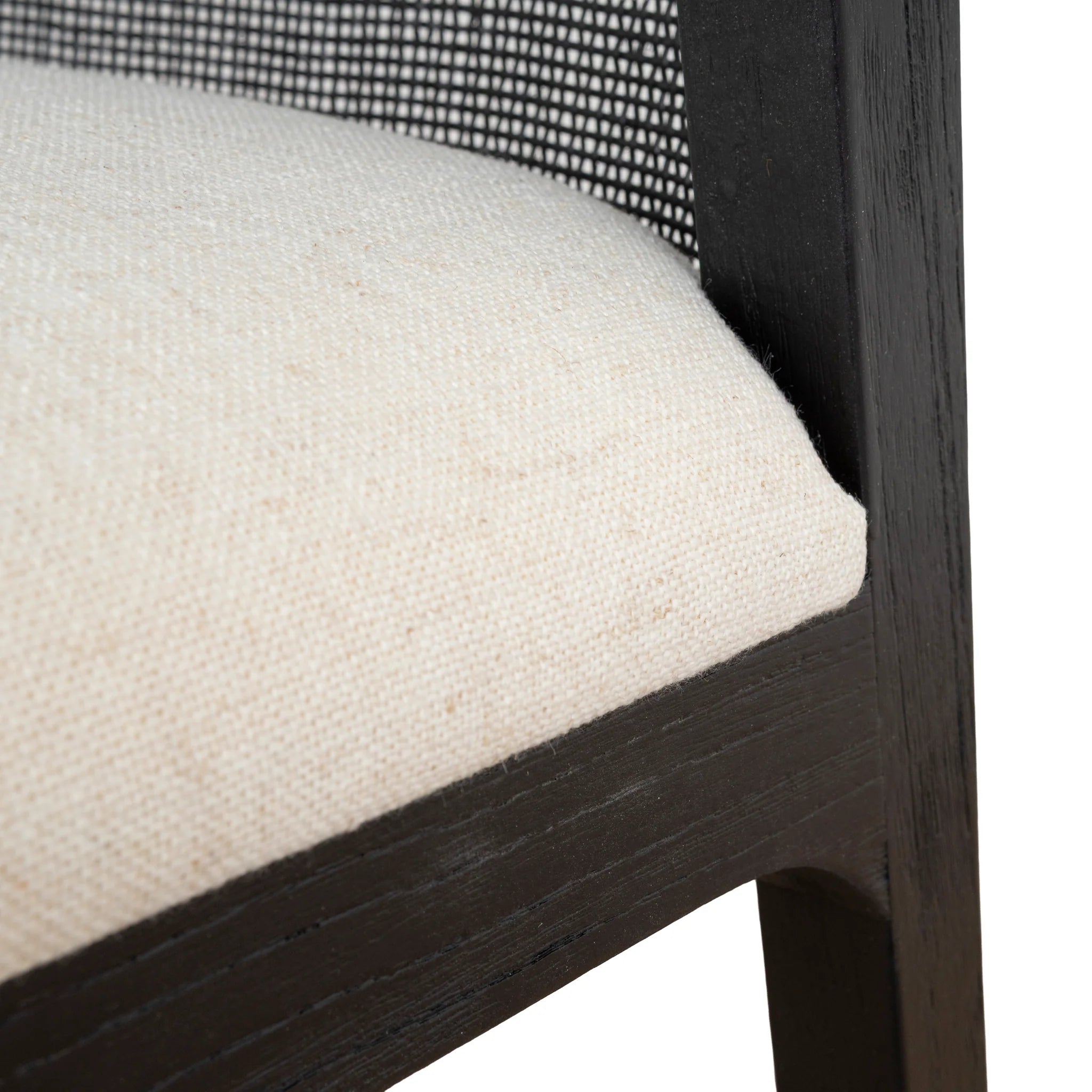 Takevera Black ELM Dining Chair - Dawn Beige (Set of 2)
