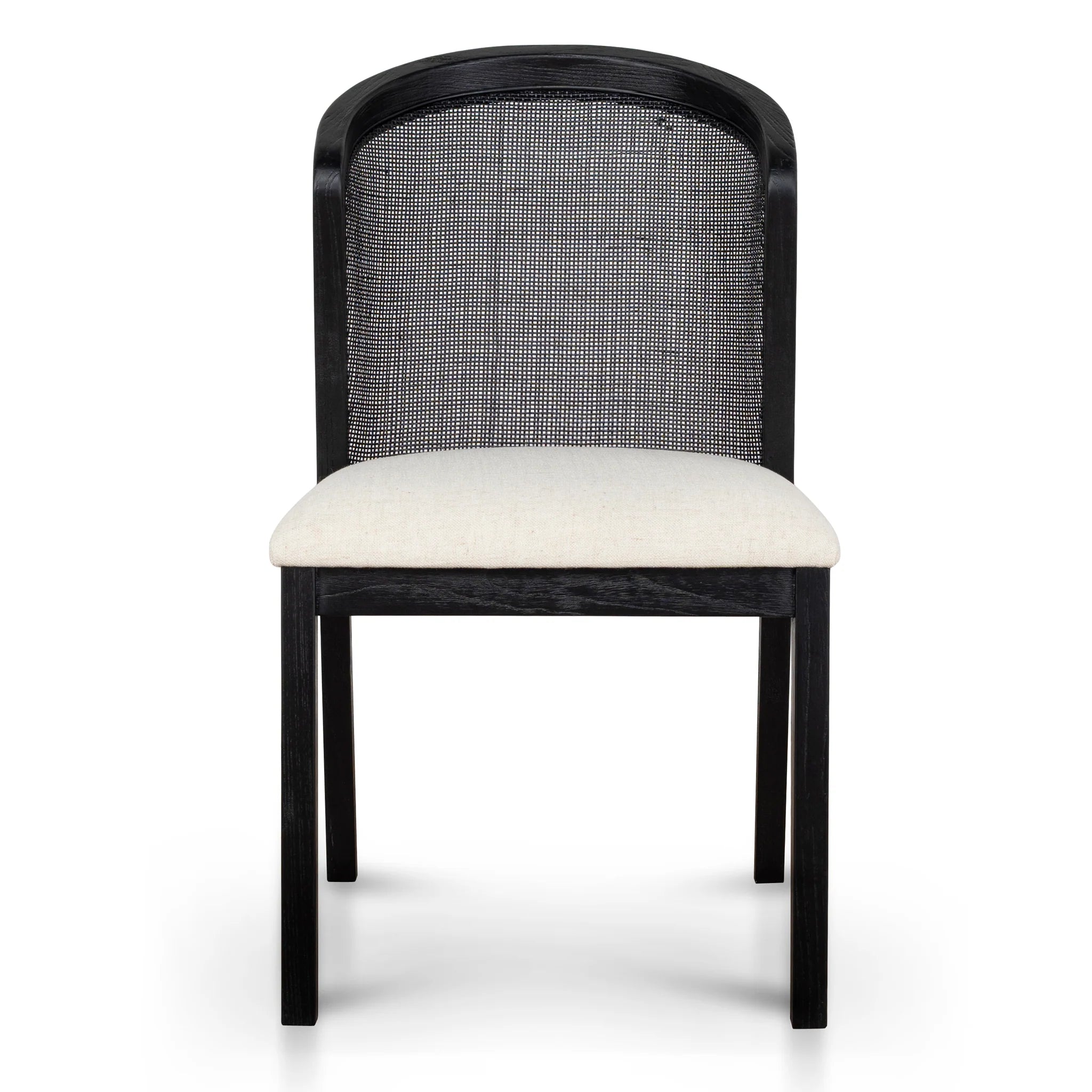 Showcasing Takevera Black ELM Dining Chair - Dawn Beige (Set of 2) DC10554-LJx2 Dining Chair by Calibre Furniturs