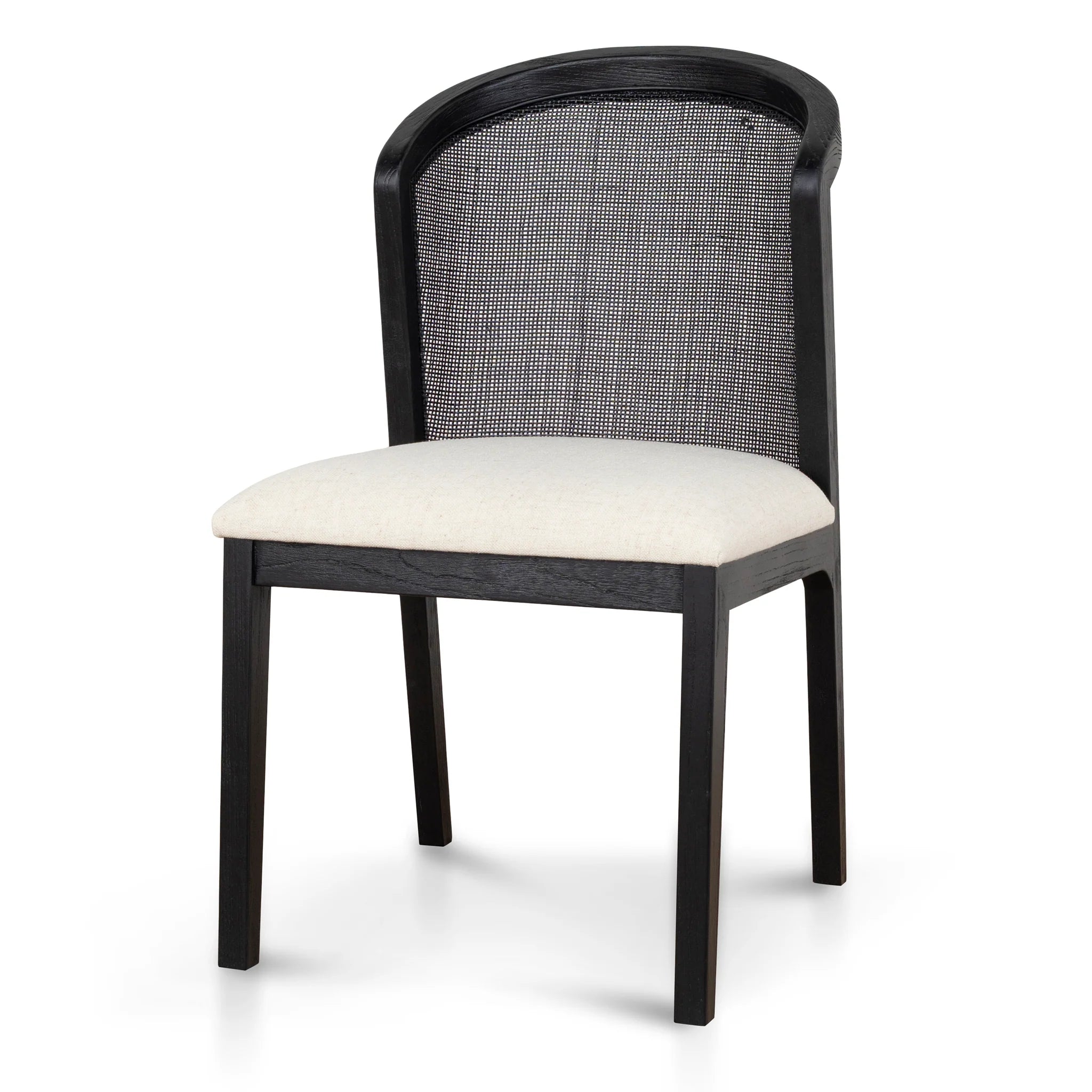 Showcasing Takevera Black ELM Dining Chair - Dawn Beige (Set of 2) DC10554-LJx2 Dining Chair by Calibre Furniturs
