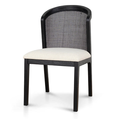 Showcasing Takevera Black ELM Dining Chair - Dawn Beige (Set of 2) DC10554-LJx2 Dining Chair by Calibre Furniturs
