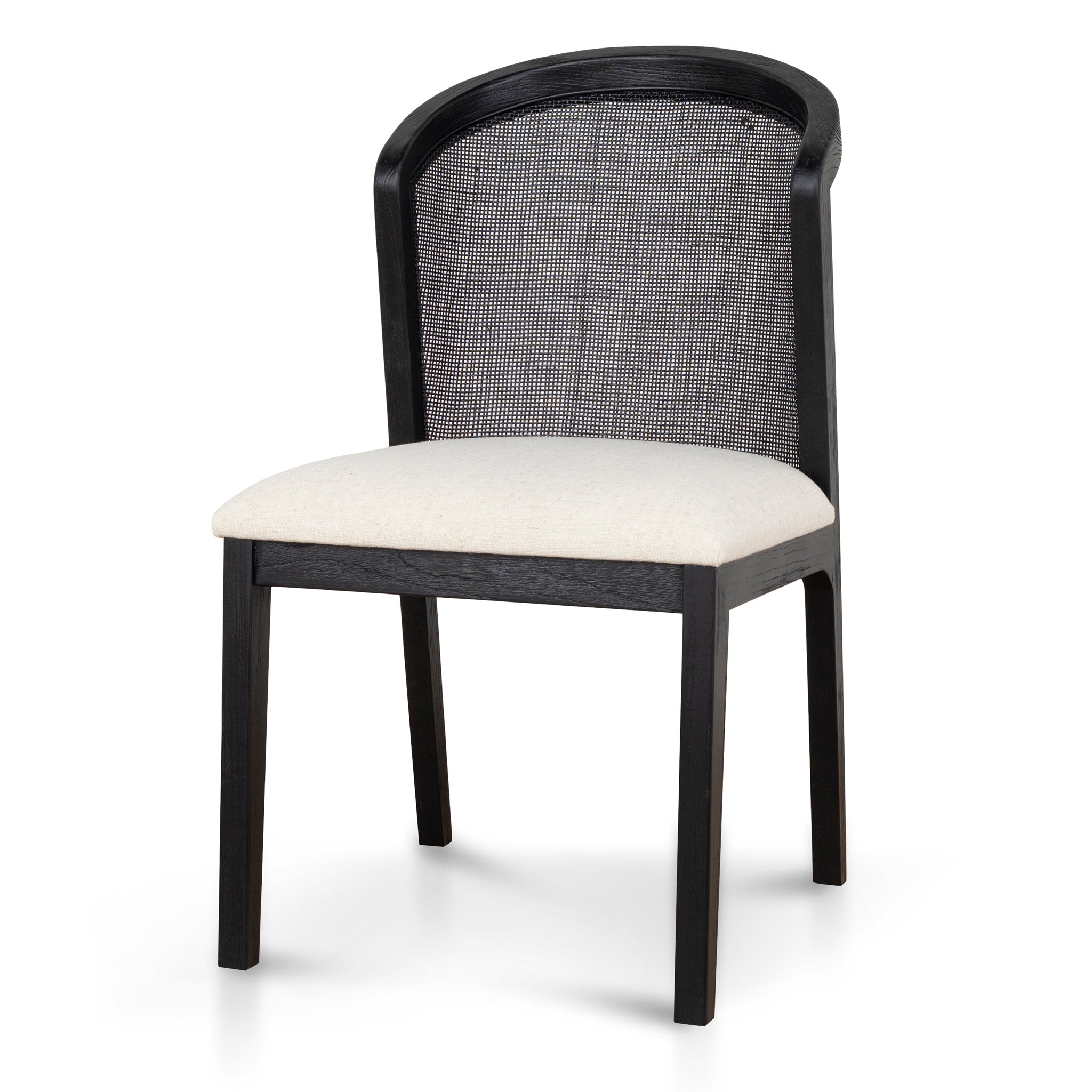 Black ELM Dining Chair - Dawn Beige (Set of 2) - Margie