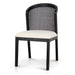 Showcasing Takevera Black ELM Dining Chair - Dawn Beige (Set of 2) DC10554-LJx2 Dining Chair by Calibre Furniturs
