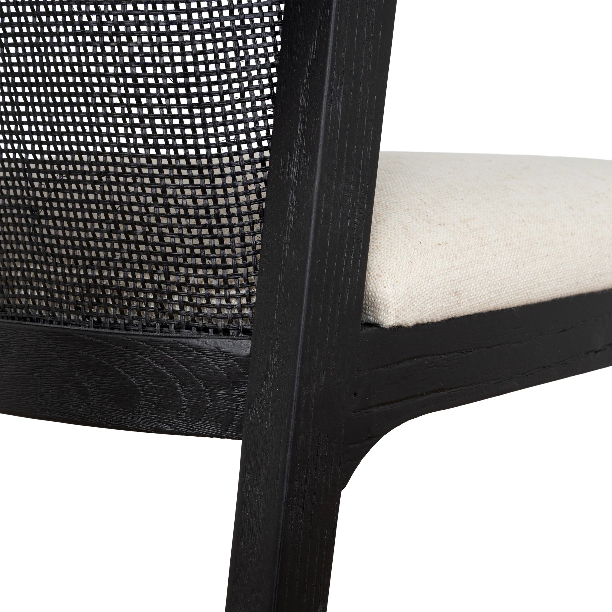 Takevera Black ELM Dining Chair - Dawn Beige (Set of 2)
