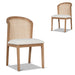 Fabric Dining Chair - Dawn Beige (Set of 2)