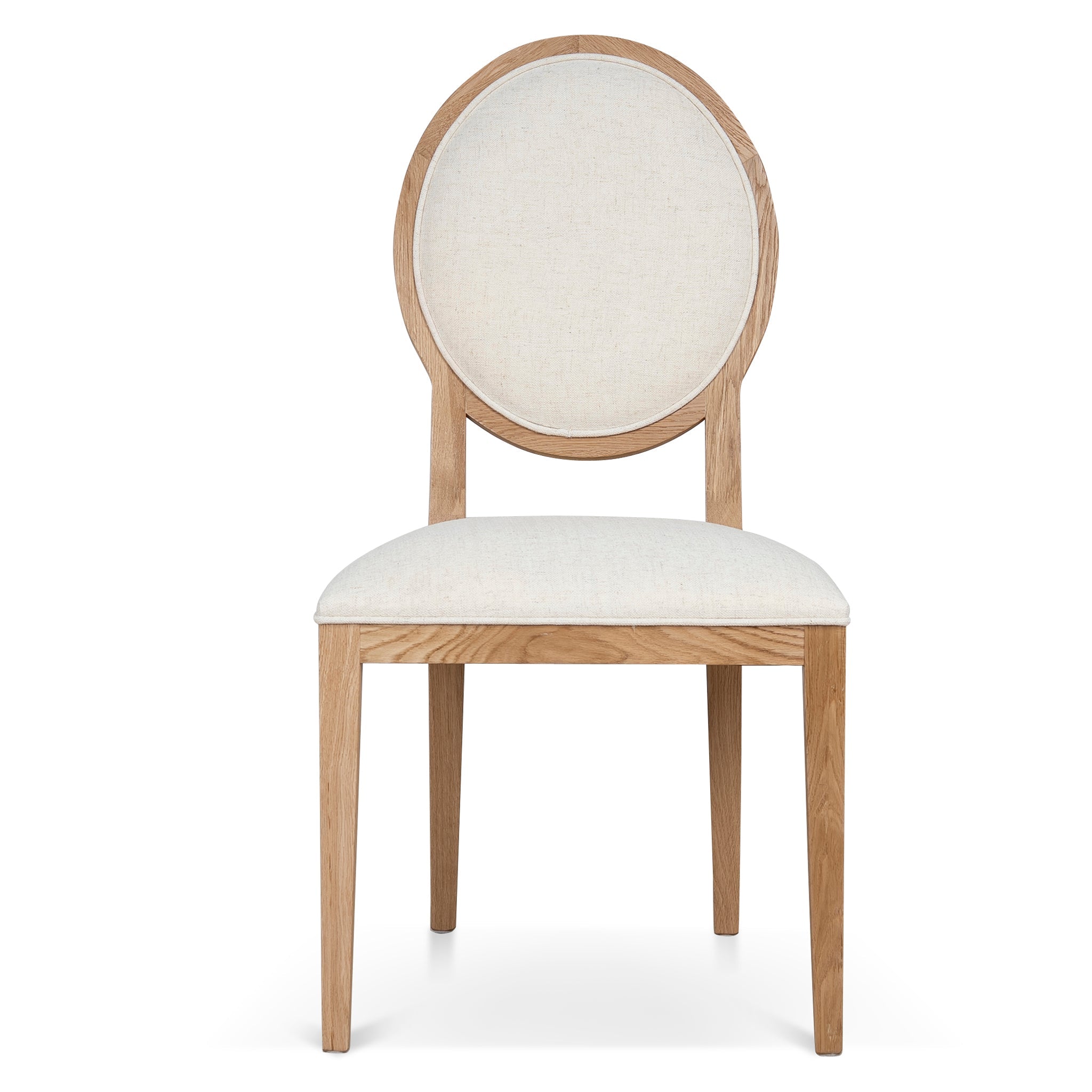 DC10562-LJ Natural Dining Chair - Dawn Beige (Set of 2) - image 3