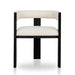 Showcasing Rocesora Black ELM Dining Chair - Dawn Beige (Set of 2) DC10564-LJx2 Dining Chair by Calibre Furniturs