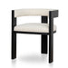 Showcasing Rocesora Black ELM Dining Chair - Dawn Beige (Set of 2) DC10564-LJx2 Dining Chair by Calibre Furniturs