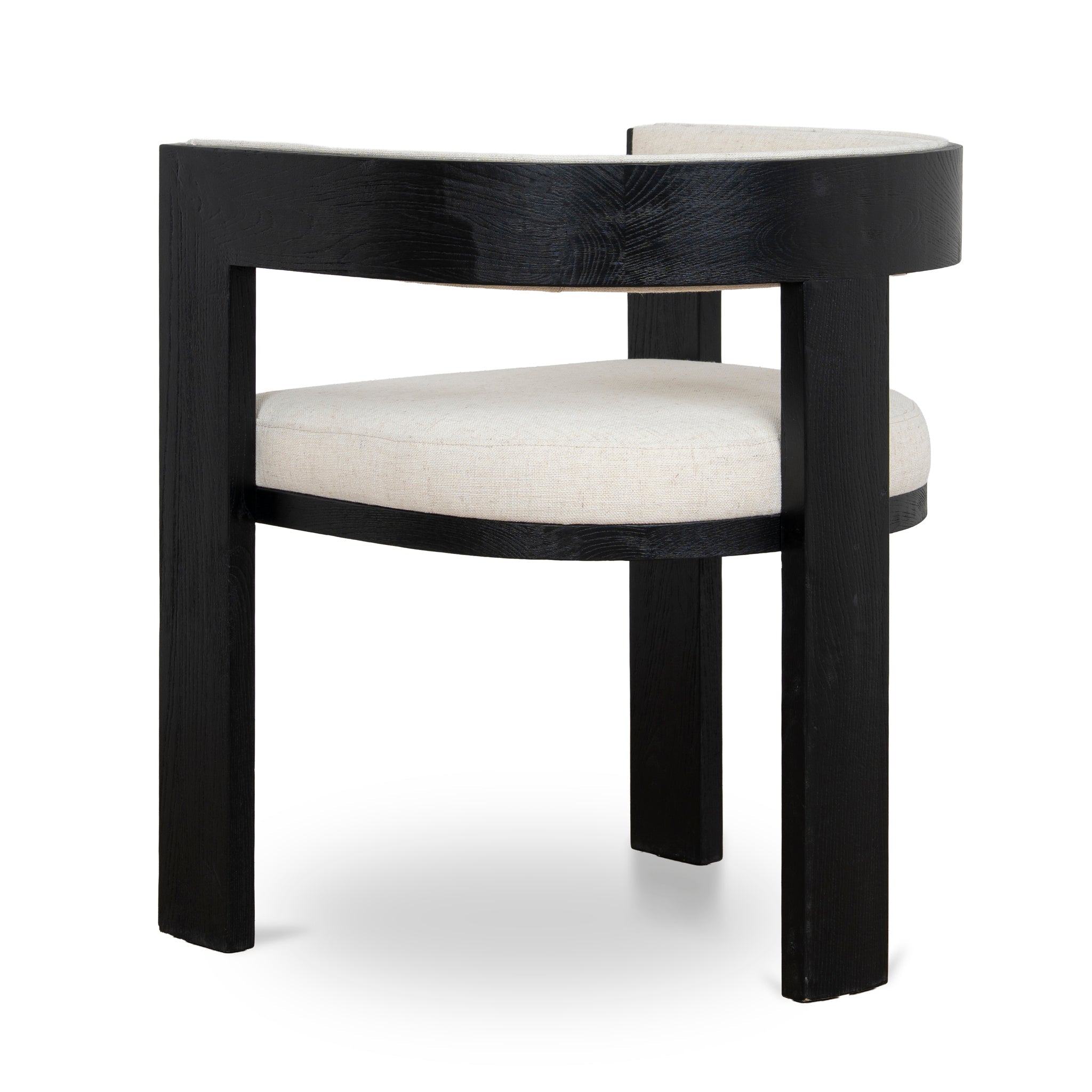 CDC10564-LJ Black ELM Dining Chair - Dawn Beige (Set of 2)