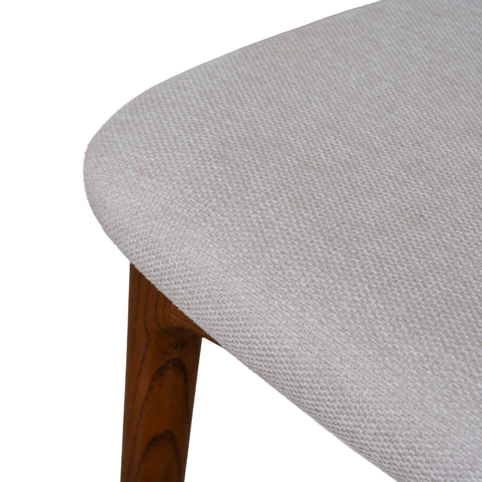 Cesena Walnut Dining Chair - Naxos Beige (Set of 2)