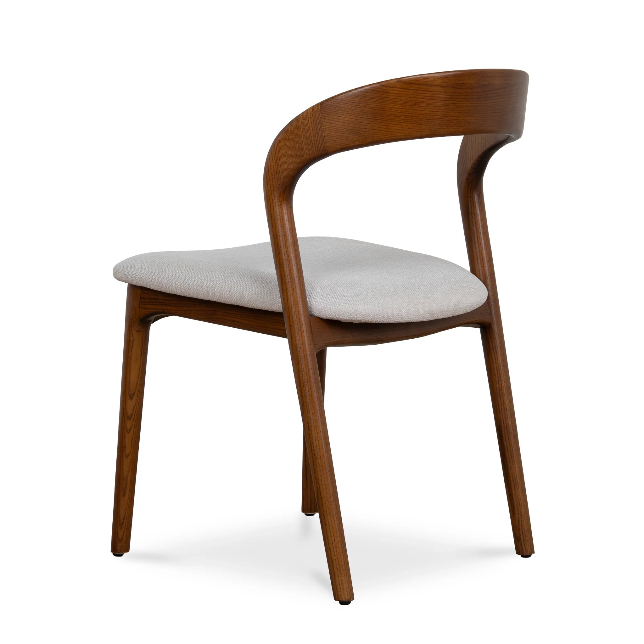 Cesena Walnut Dining Chair - Naxos Beige (Set of 2)