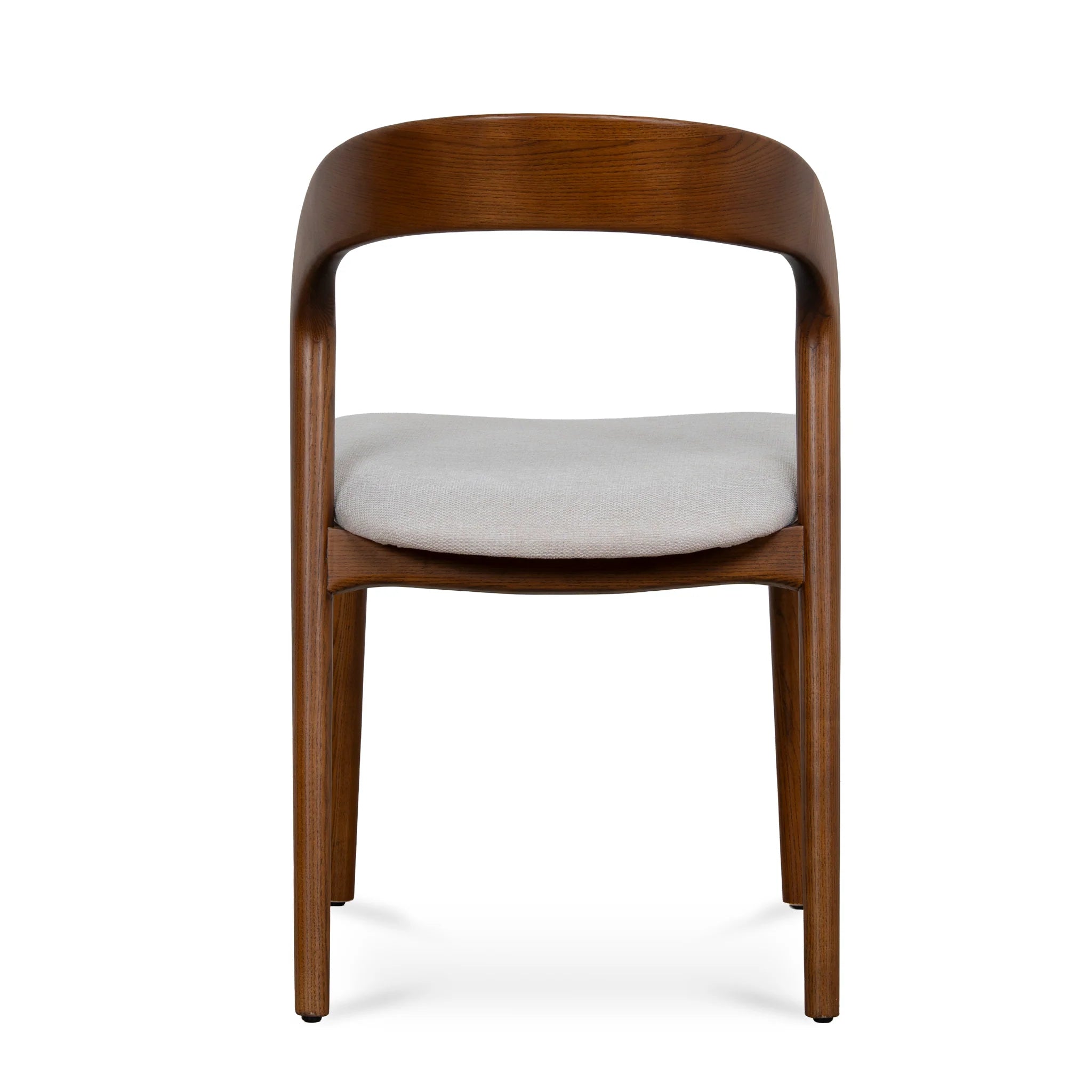 Cesena Walnut Dining Chair - Naxos Beige (Set of 2)