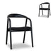 Showcasing Madacora Dining Chair - Full Black (Set of 2) DC10577-NXx2 Dining Chair by Calibre Furniturs