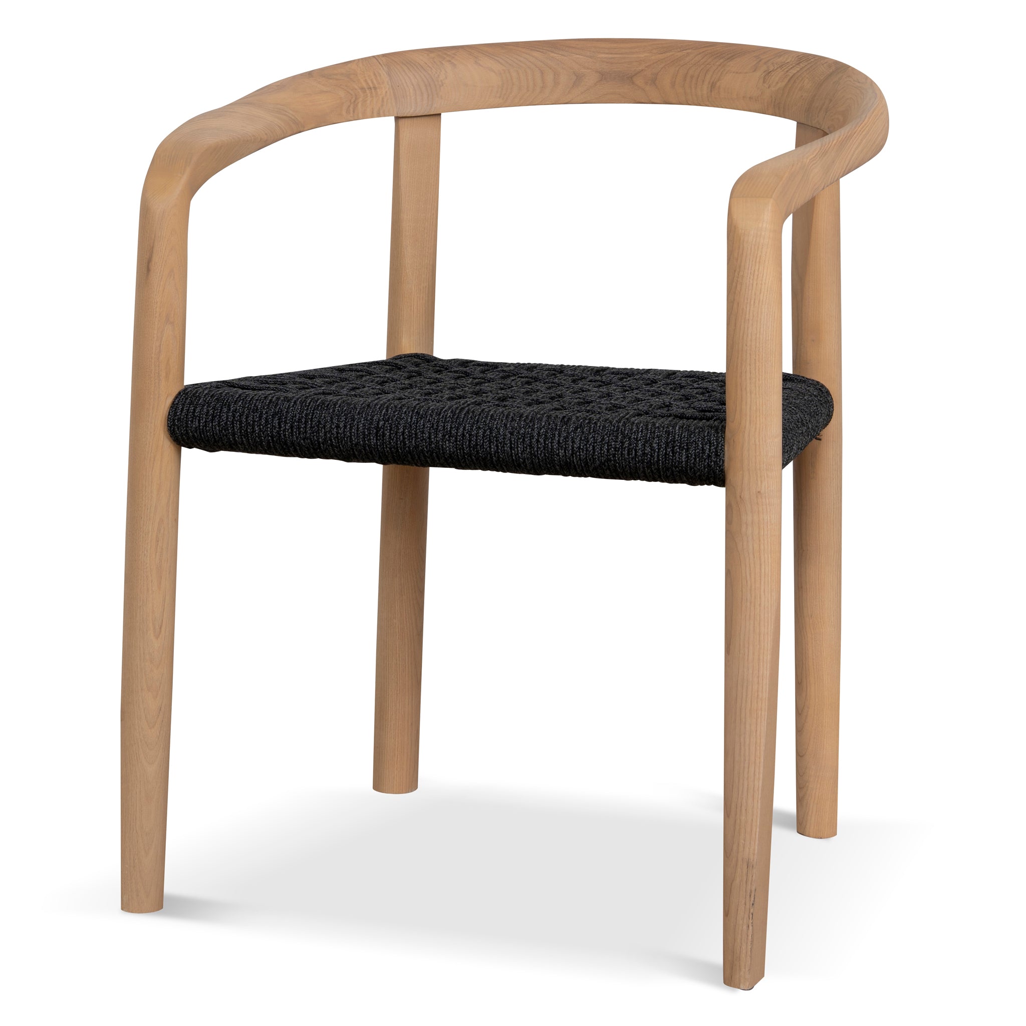 Natural Dining Chair - Naxos Charcoal Rope (Set of 2)