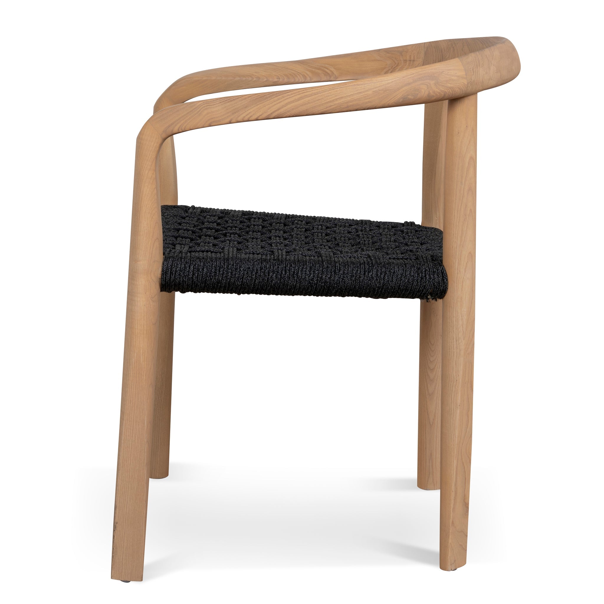 CDC10581-NX Natural Dining Chair - Naxos Charcoal Rope (Set of 2)