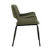 Black Dining Chair - Dark Moss Green (Set of 2) - image 5
