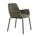 Black Dining Chair - Dark Moss Green (Set of 2) - image 4