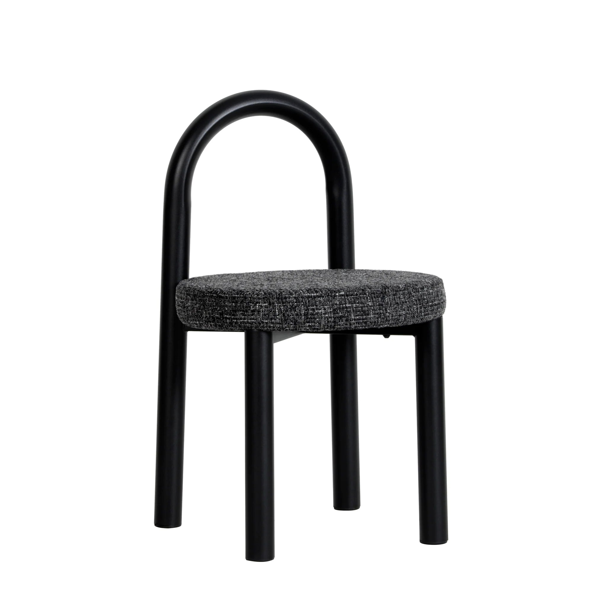 Showcasing Bosalo Black Dining Chair - Field Charcoal (Set of 2) DC12015-FHx2 Dining Chair by Calibre Furniturs