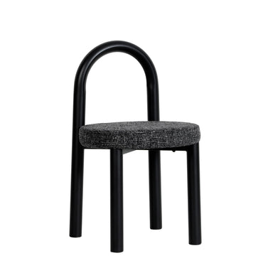 Showcasing Bosalo Black Dining Chair - Field Charcoal (Set of 2) DC12015-FHx2 Dining Chair by Calibre Furniturs
