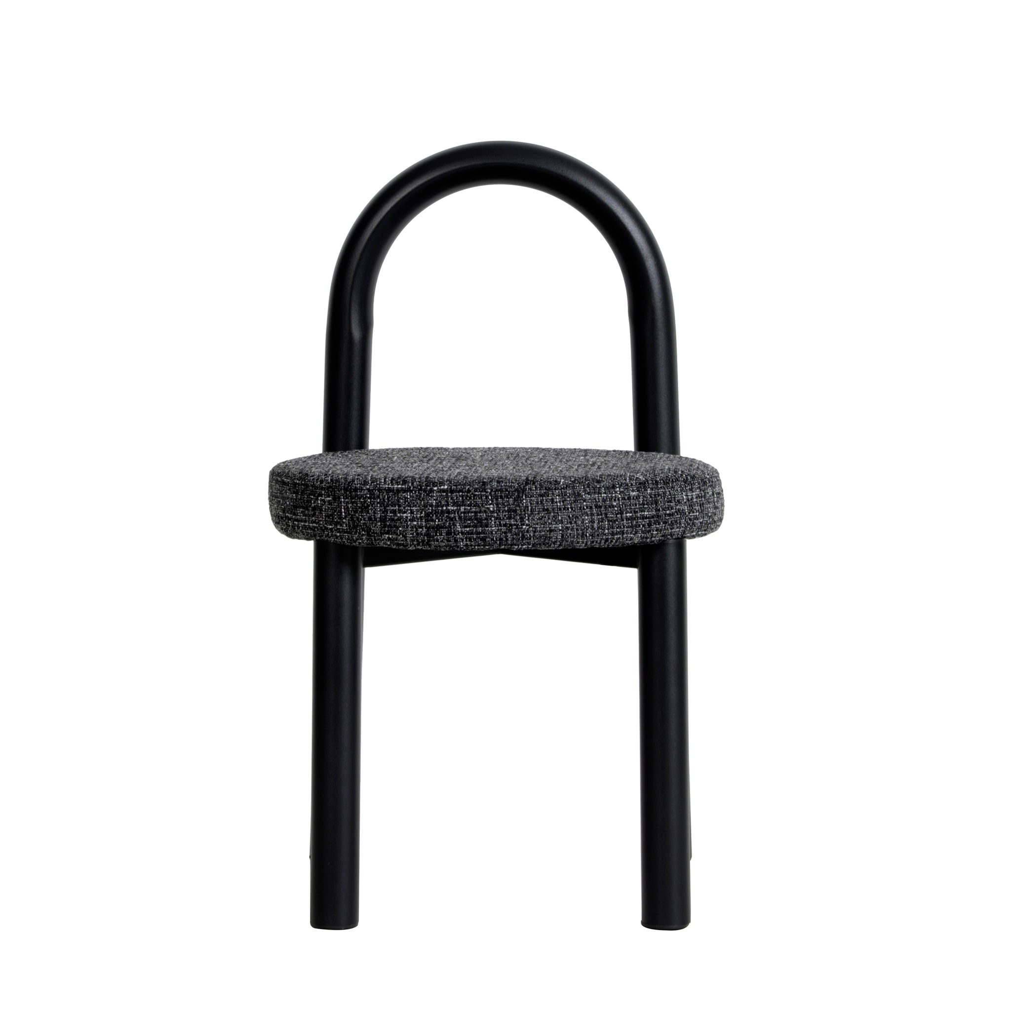 Black Dining Chair - Field Charcoal (Set of 2) - Luzia
