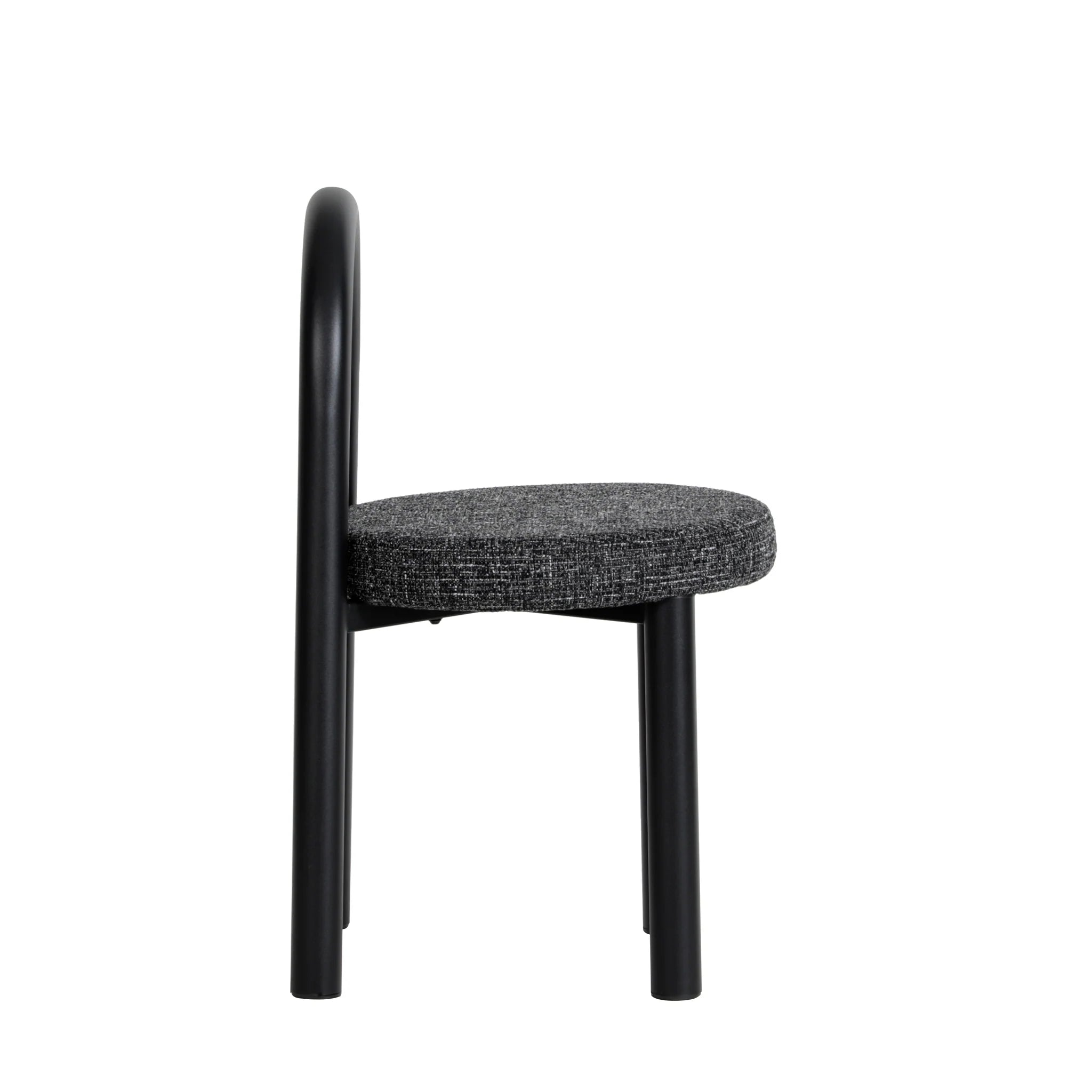 Showcasing Bosalo Black Dining Chair - Field Charcoal (Set of 2) DC12015-FHx2 Dining Chair by Calibre Furniturs