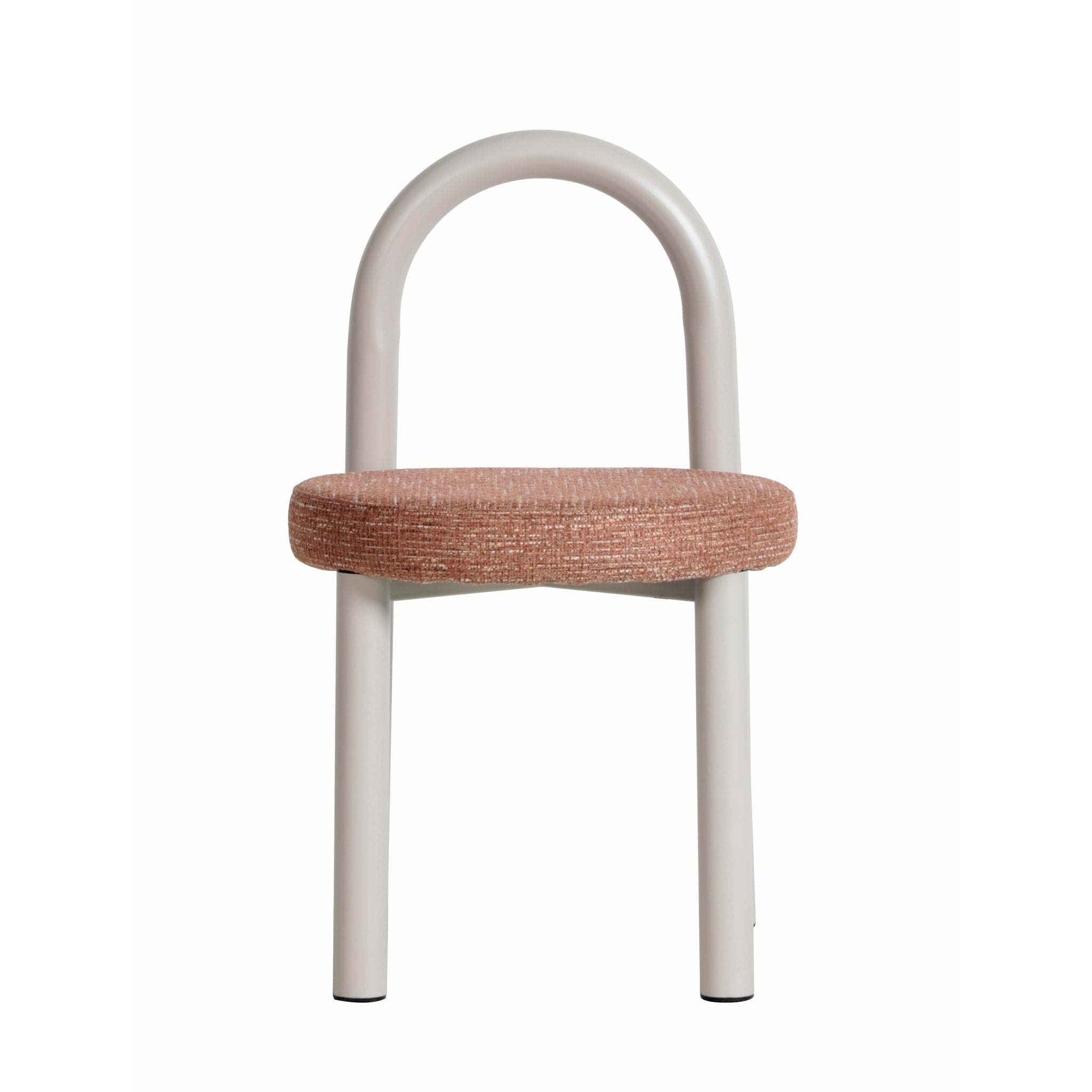 Light Grey Dining Chair - Russet Brown (Set of 2)