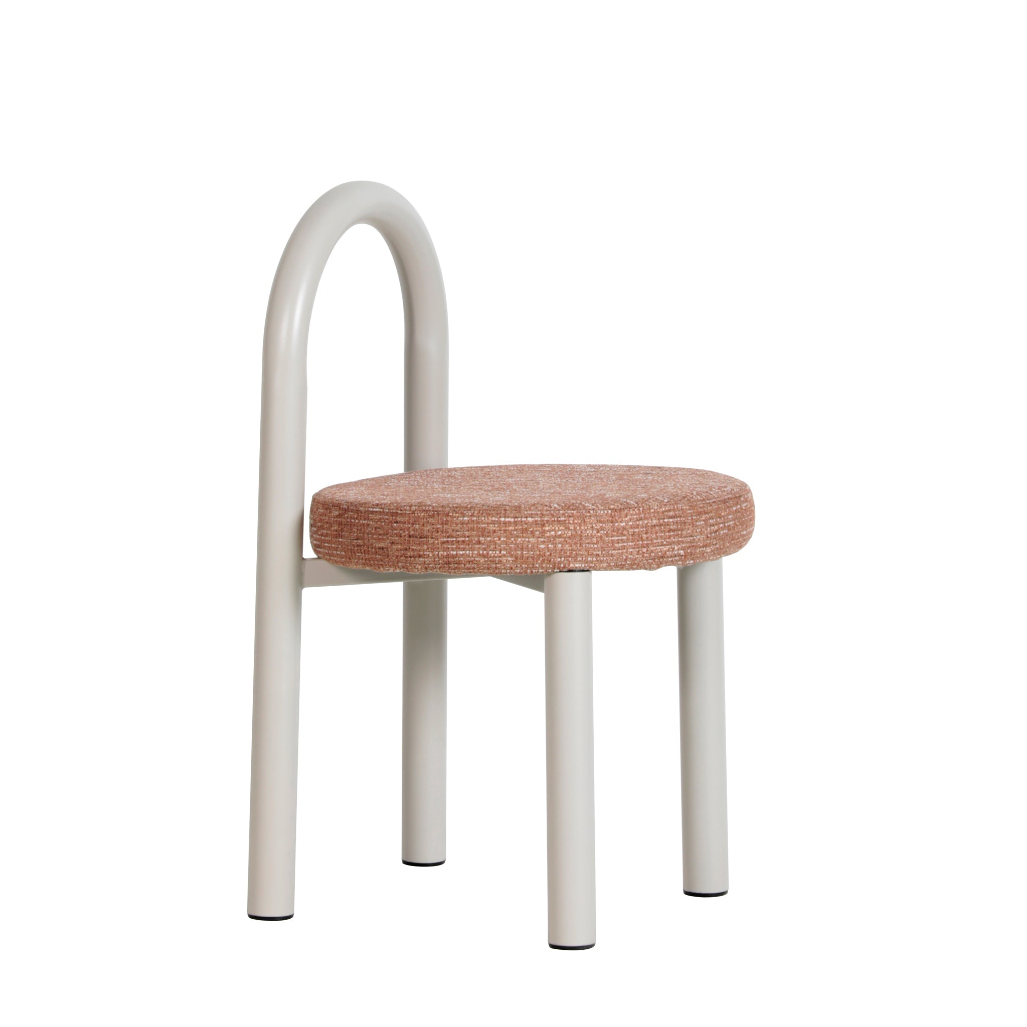 Light Grey Dining Chair - Russet Brown (Set of 2)