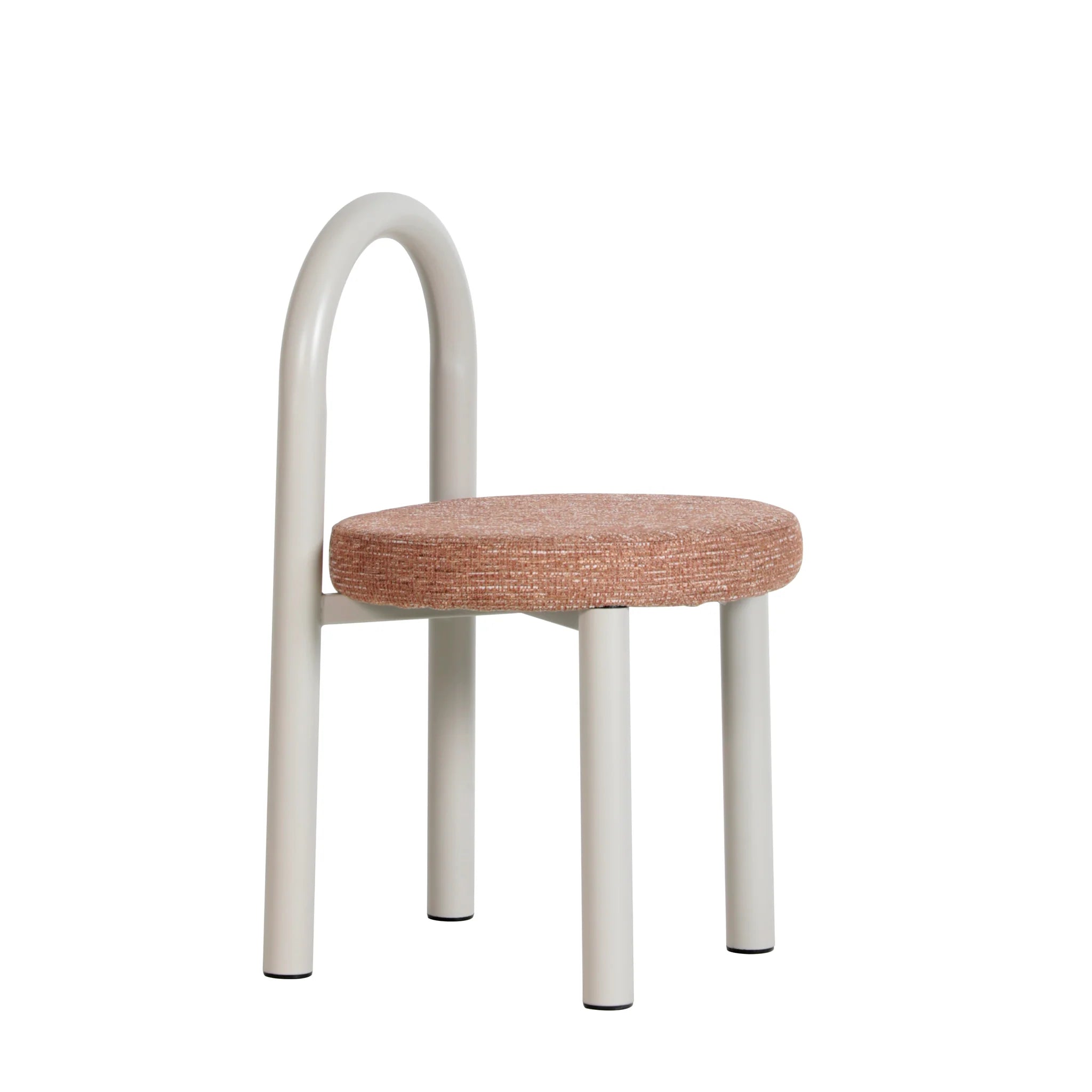 Nomimora White Dining Chair - Russet Brown (Set of 2)