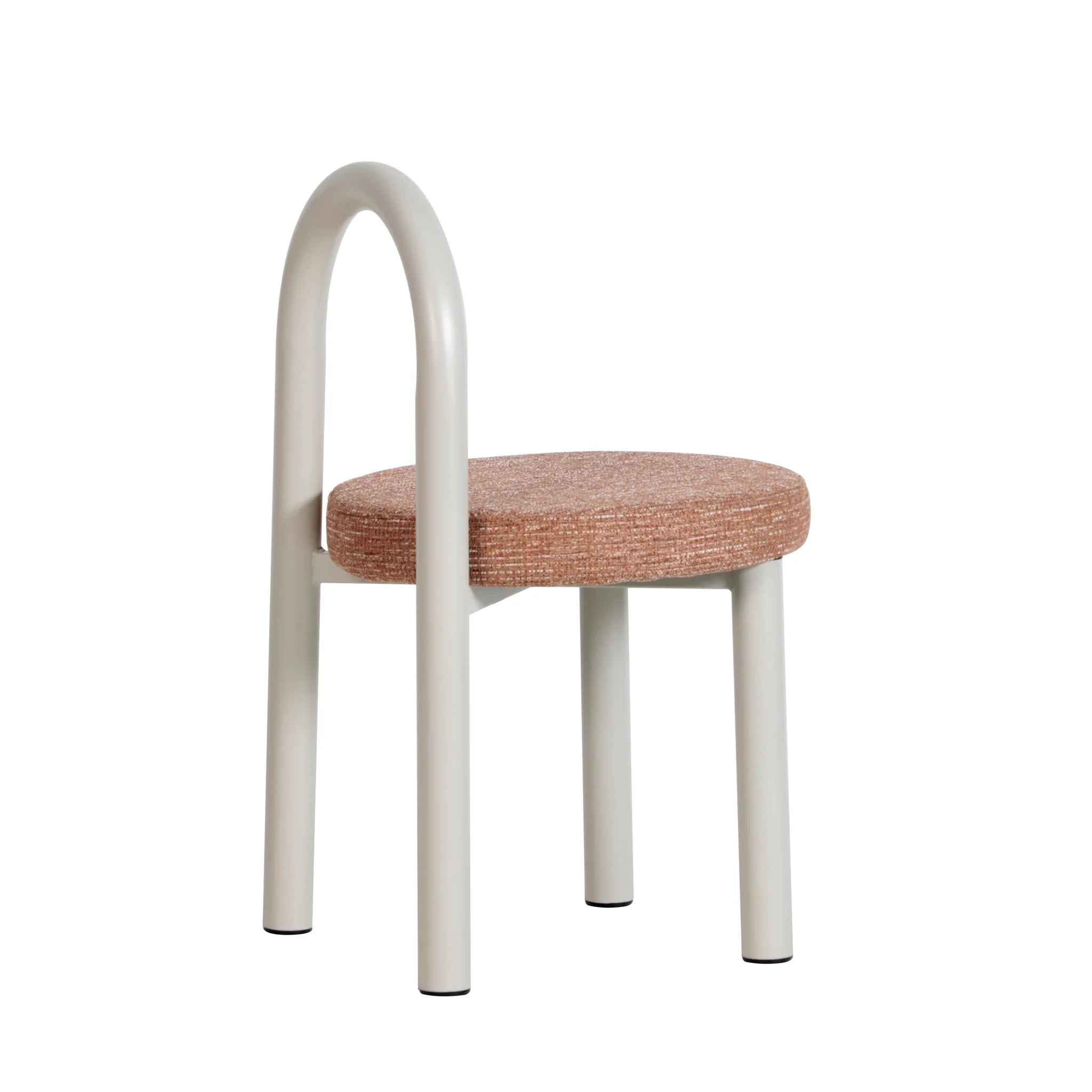 Nomimora White Dining Chair - Russet Brown (Set of 2)