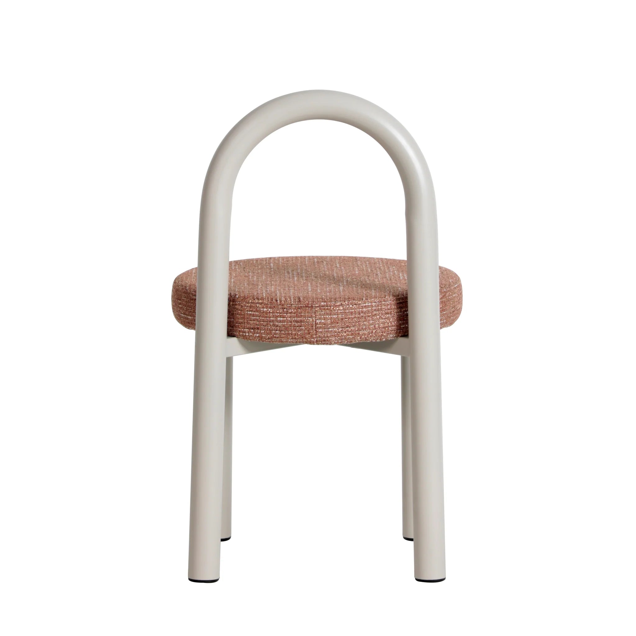 Nomimora White Dining Chair - Russet Brown (Set of 2)