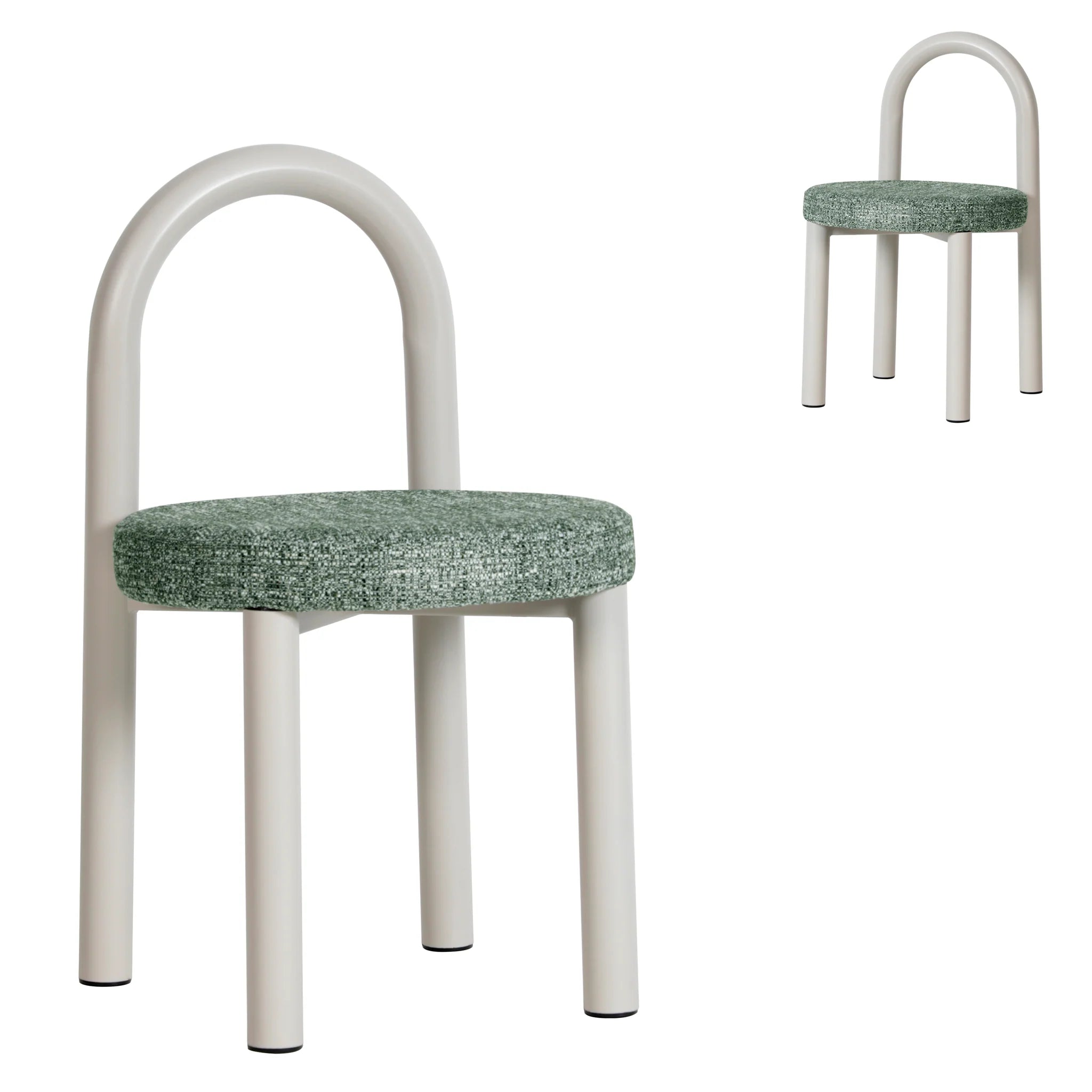 Showcasing Sonina White Dining Chair - Spring Green (Set of 2) DC12017-FHx2 Dining Chair by Calibre Furniturs