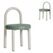 Showcasing Sonina White Dining Chair - Spring Green (Set of 2) DC12017-FHx2 Dining Chair by Calibre Furniturs