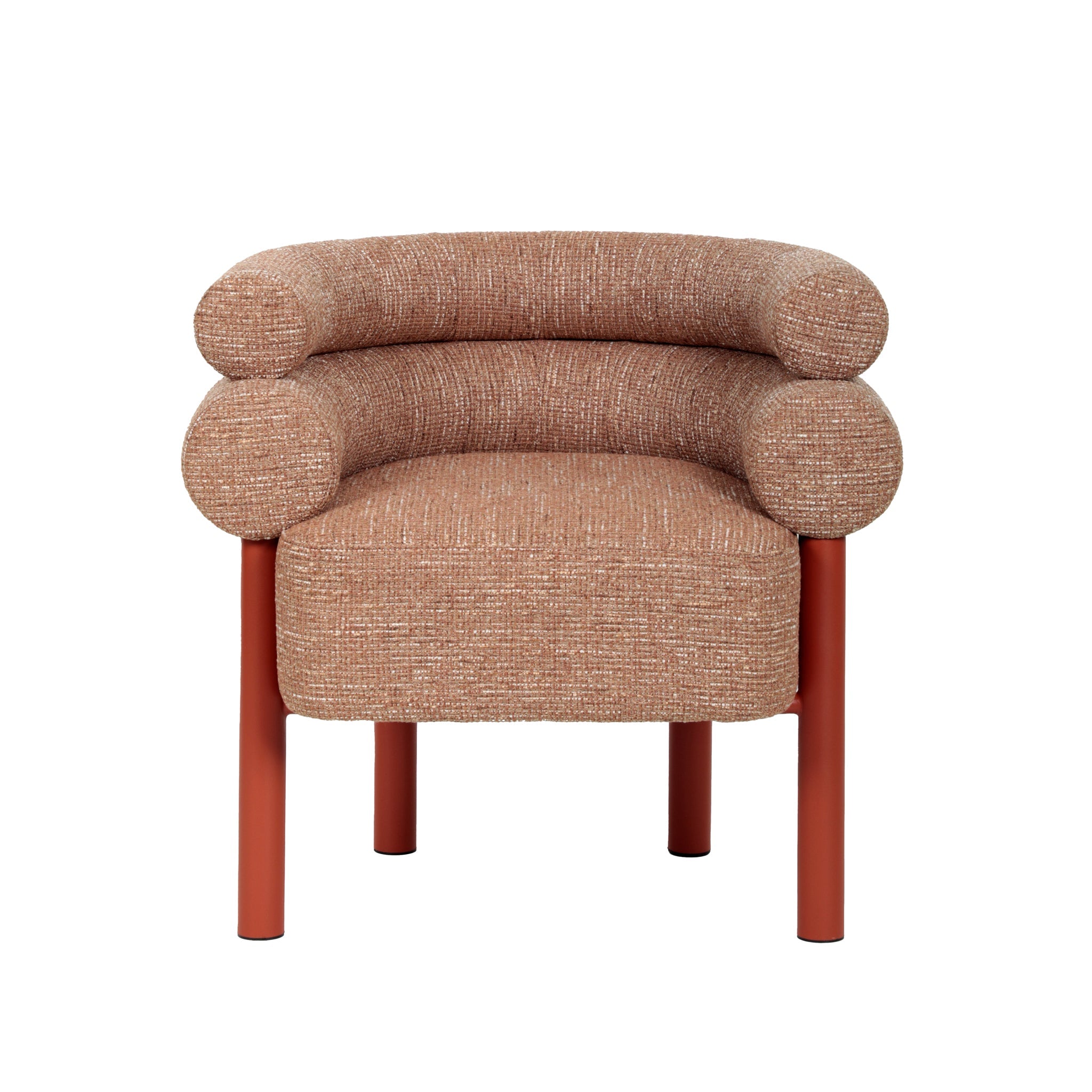 CLC12019-FH Sandy Red Armchair - Russet Brown