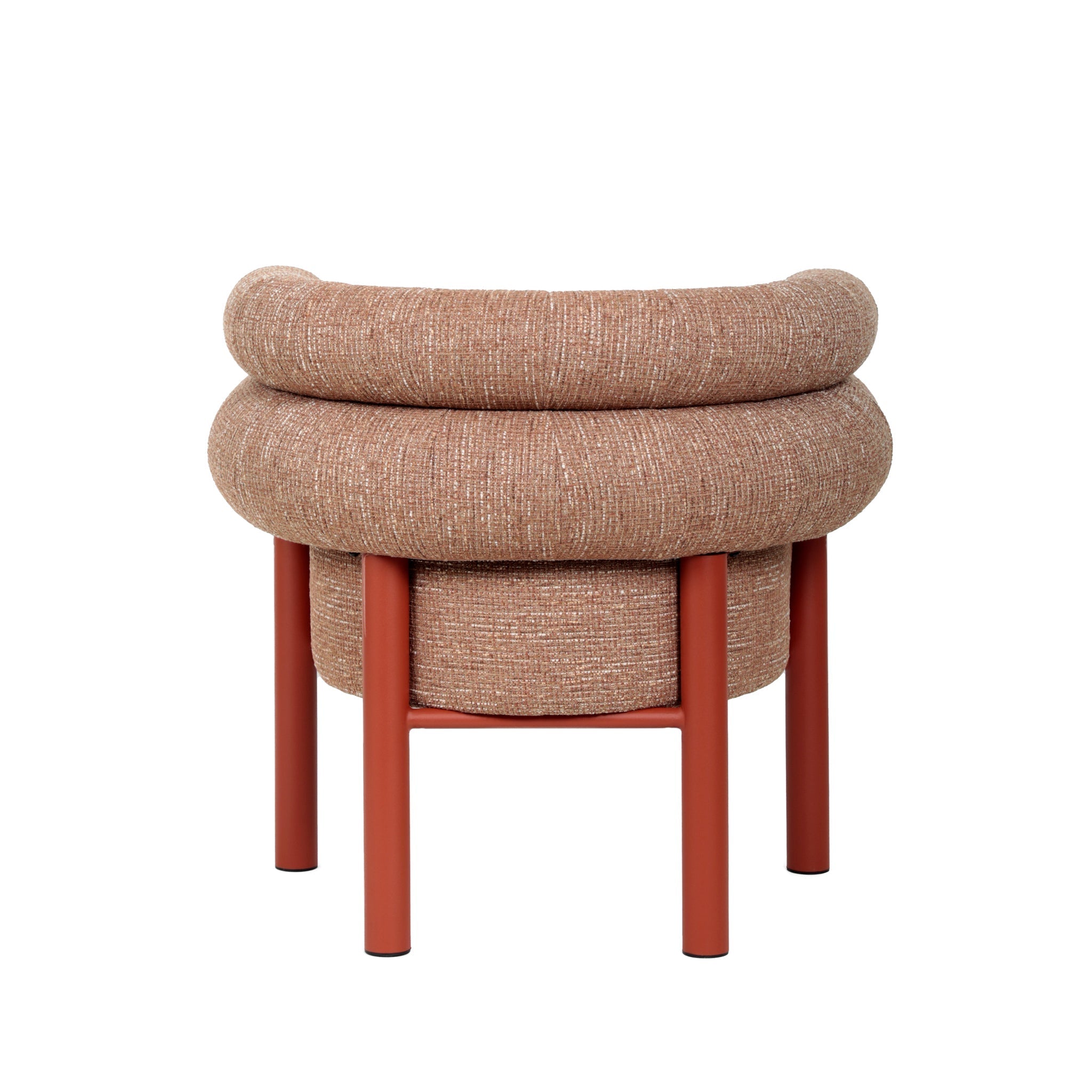 Sandy Red Armchair - Russet Brown