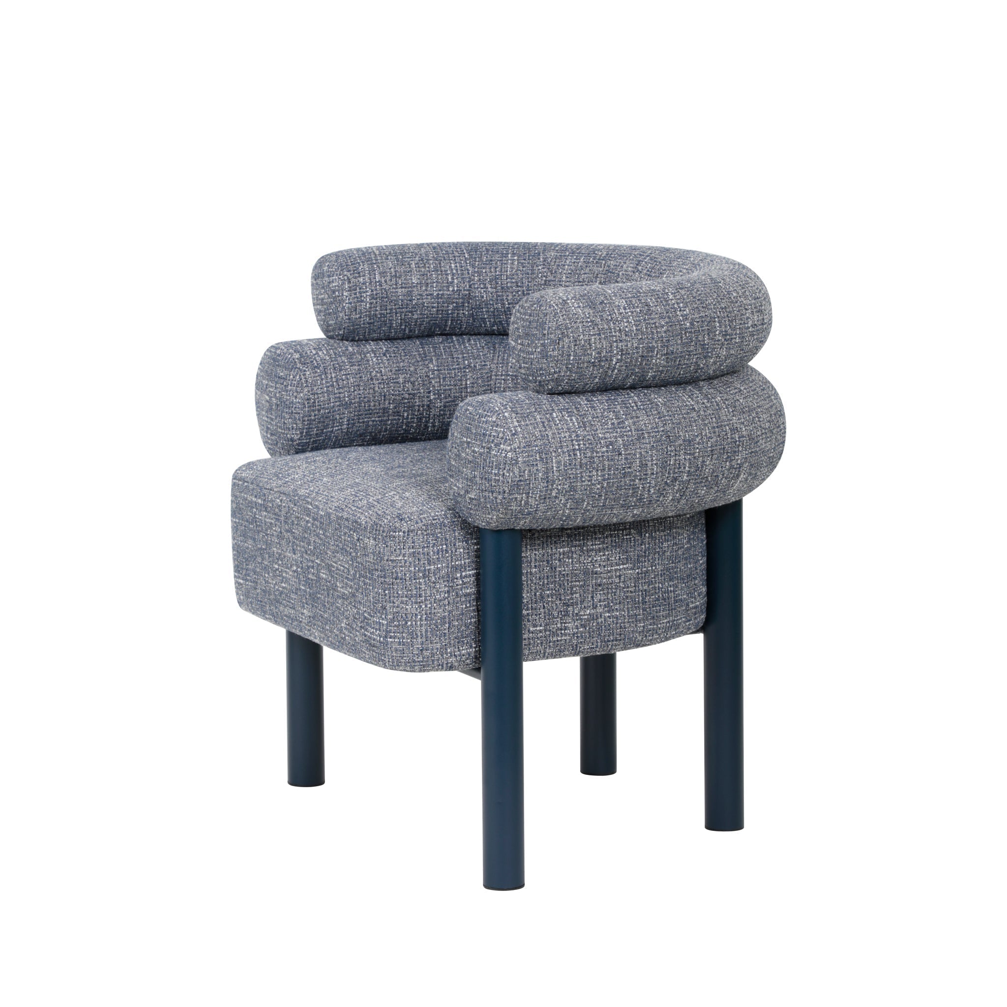 Navy Armchair - Prussian Blue